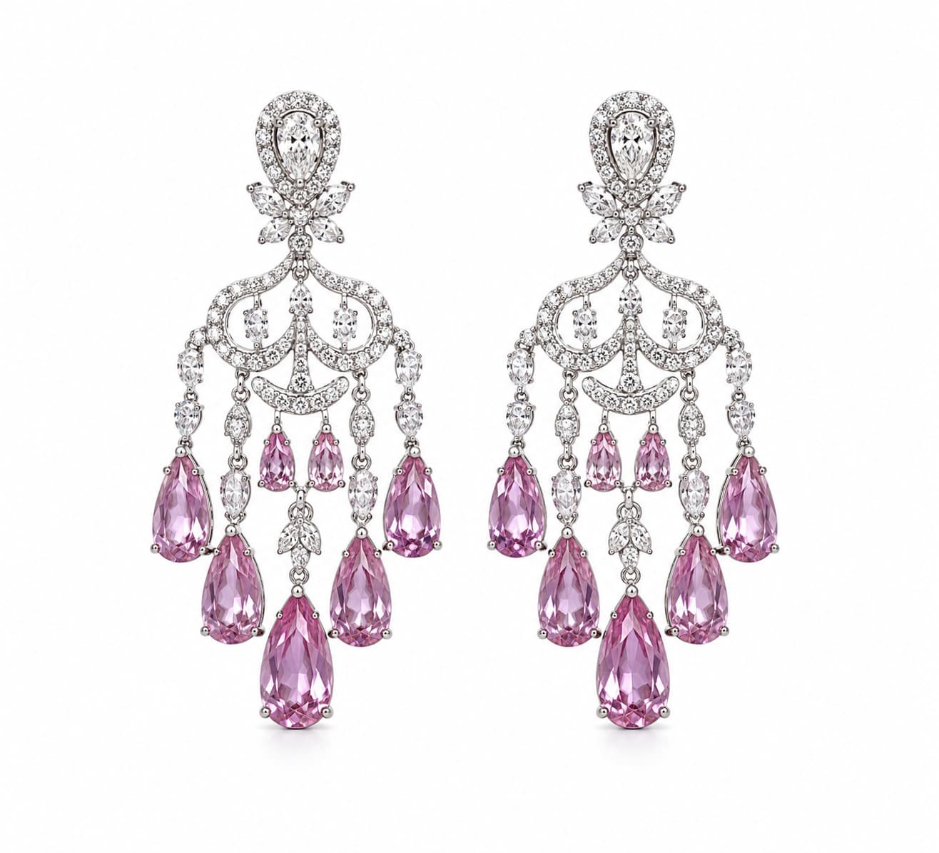 The diamond earings