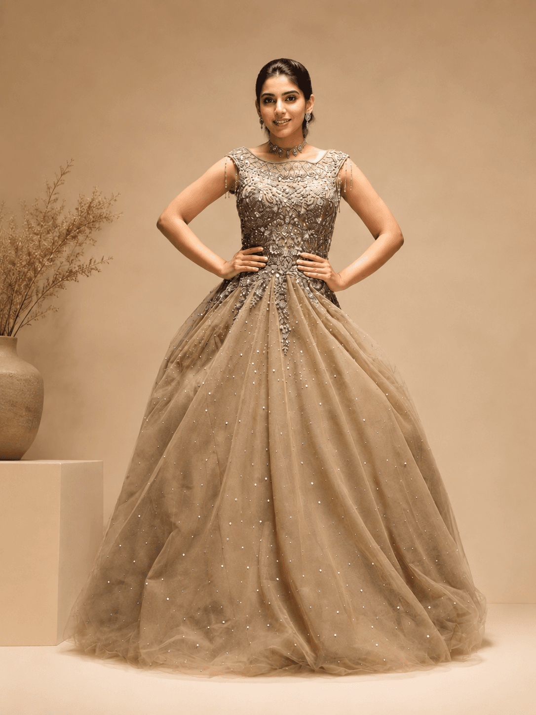 Moonstone Bloom Gown in womens