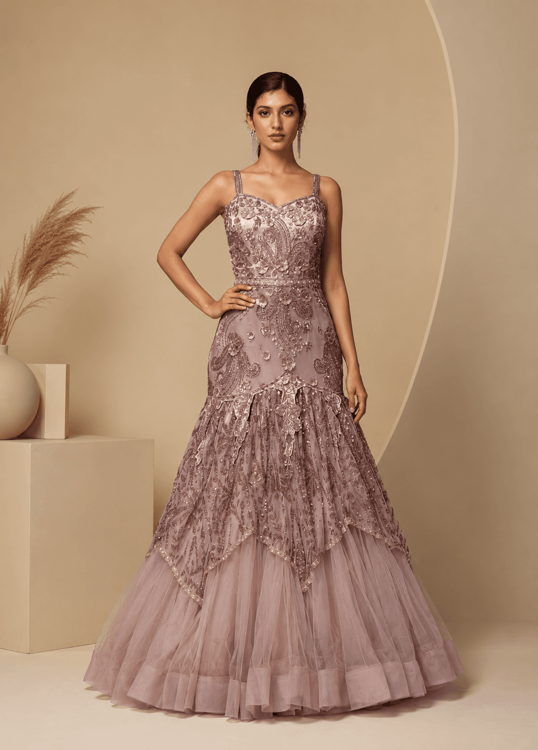 Dusty Rose Gown in womens
